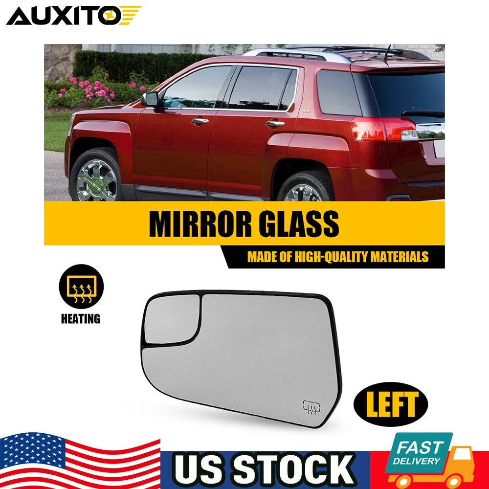 Heated Driver Side Mirror Glass with Blind Spot for GMC Terrain (2010–2017)