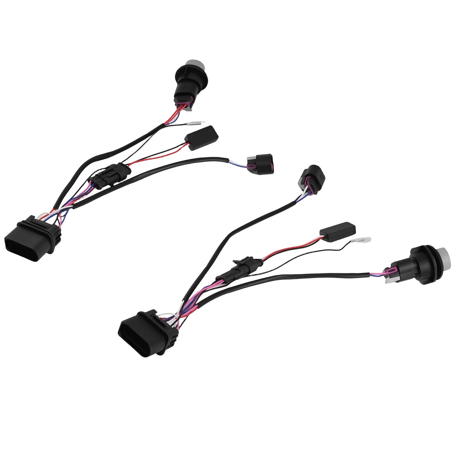 2X Projector Headlight Converter Wiring Adapter for Ram 1500 2500 3500 (2013–2018)