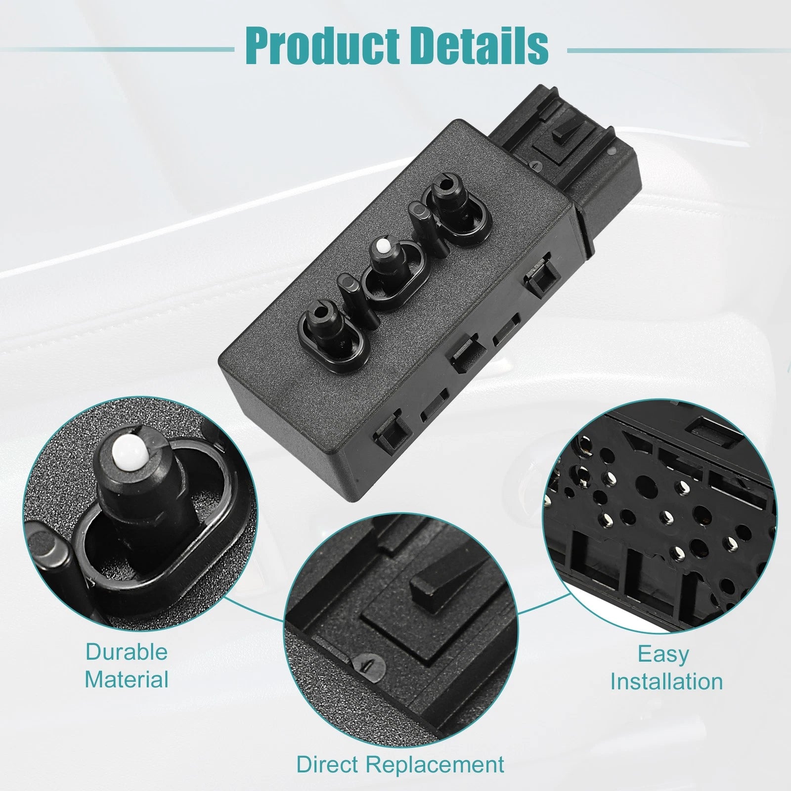 6 Way Power Seat Switch for Chevrolet Avalanche (2007–2013)