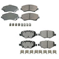 Brake Pads Kit for Chrysler Dodge Ram VW (Akebono ProACT Ultra)