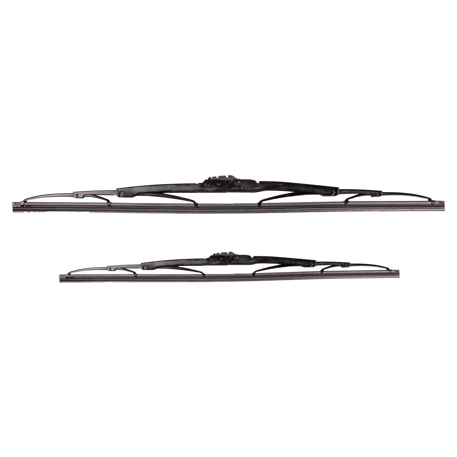 2X Valeo Traditional Titanium 24" & 18" Windshield Wiper Blades for