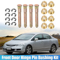 Set of 2 Door Hinge Pin and Bushing Repair Kits for Honda Civic (1988–2011)