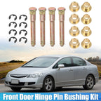 Set of 2 Door Hinge Pin and Bushing Repair Kits for Honda Civic (1988–2011)