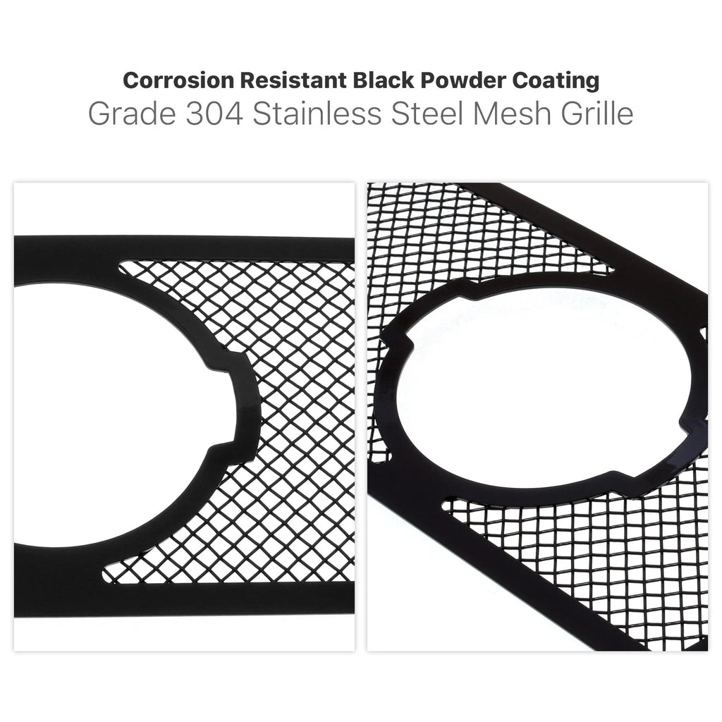 Stainless Black Mesh Grille Insert for Nissan Frontier (2009-2021)