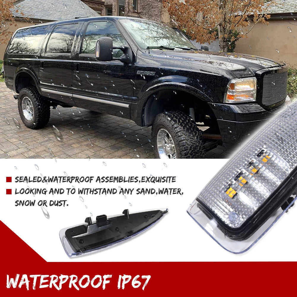 LED Side Mirror Signal Light Lamps for Ford F250 F350 SuperDuty (2003–2007)
