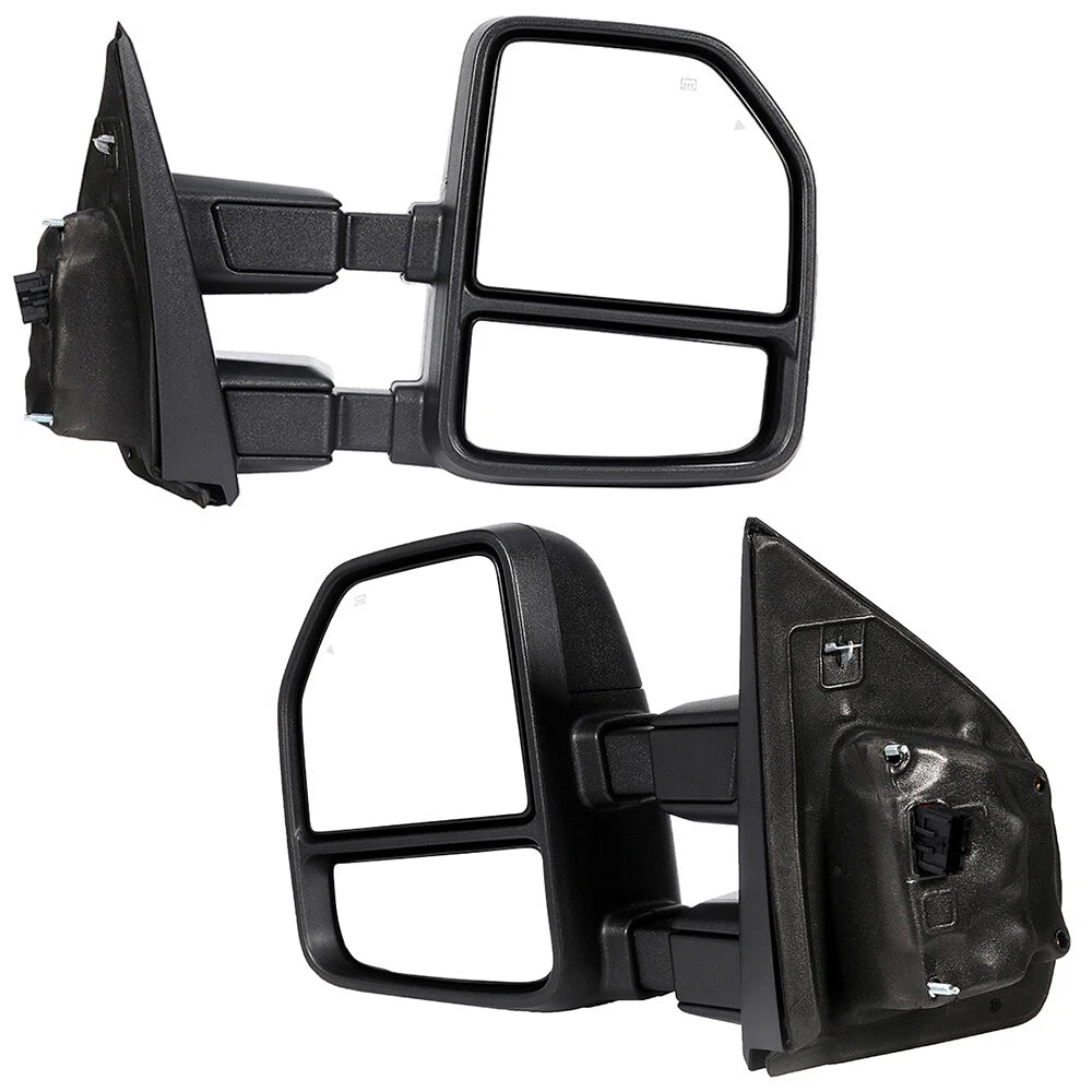Set of 2 Power Heated Signal Towing Mirrors for Ford F250 (2017–2019)