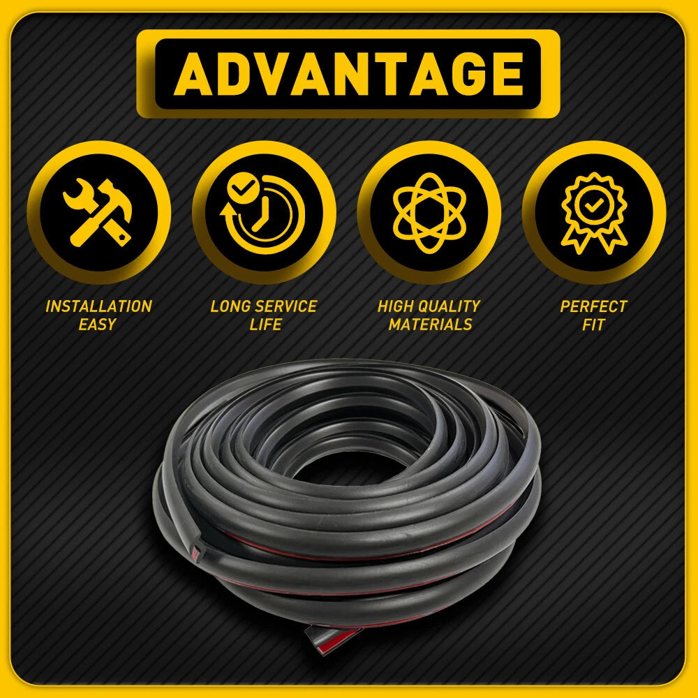 Rubber Seal Strip for Universal Car Truck Wheel Wells (9m)