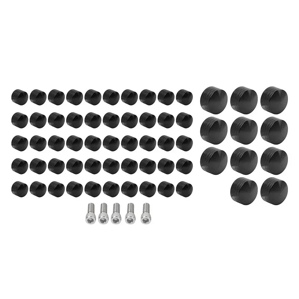Engine Topper Bolt Black Screw Cap for Harley Twin Cam Softail Fat Boy (07-17)