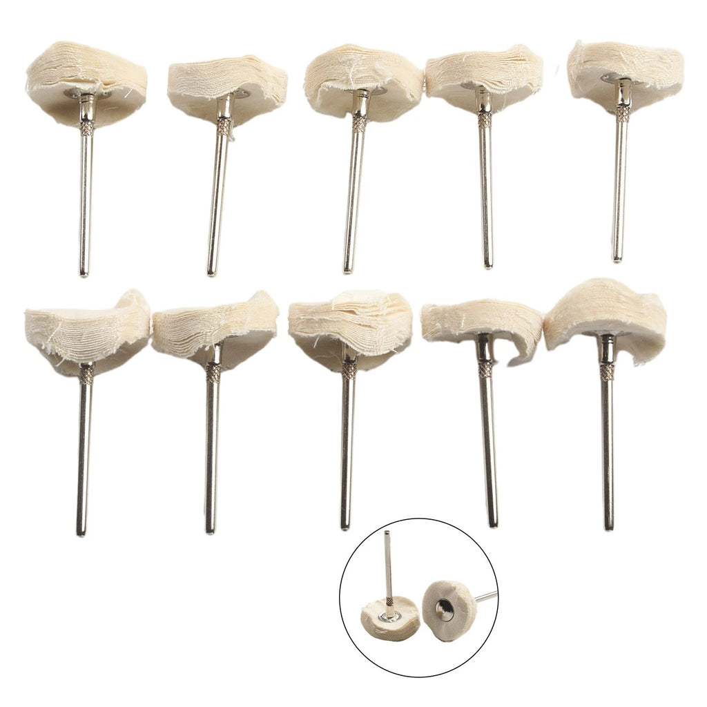 10PCS Cloth Polishing Wheel for Rotary Tool Accessories