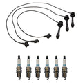 Denso Wire Set & Iridium TT Spark Plugs Kit for Lexus 3.0L V6