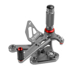 CNC Aluminum Rearsets Footpegs for Kawasaki ZX4R ZX-4RR (2023–2024)