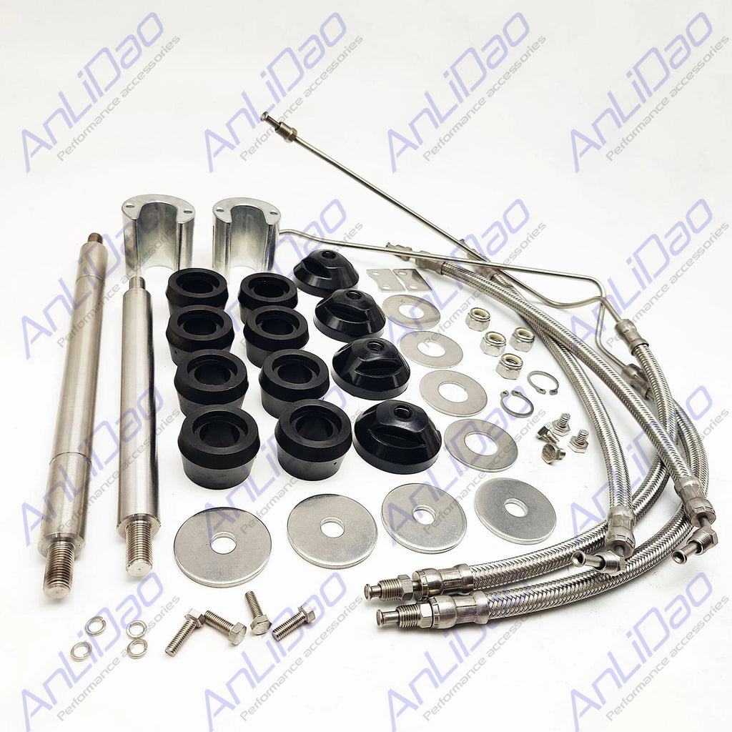 Trim Cylinder Hose Kit + Trim Cylinder Hardware Kit for Bravo Alpha One