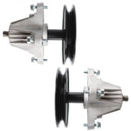 2 Spindle Assembly with Pulley Bolt for Troy Bilt TB42