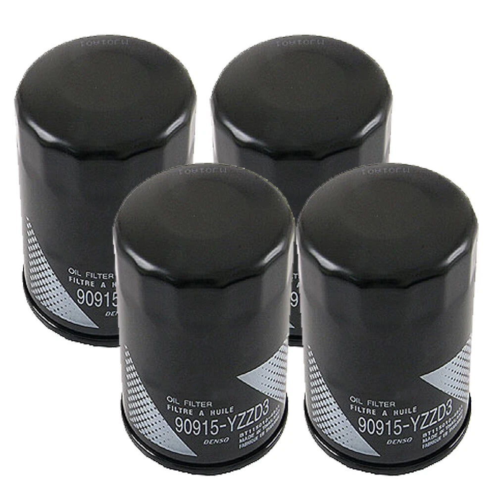 Set of 4 Oil Filters for Toyota 4Runner Tacoma Land Cruiser Sequoia Tundra
