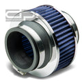 2.75" Cold Air Intake Induction Pipe Bypass Valve Rubber Blue Filter + Clamp
