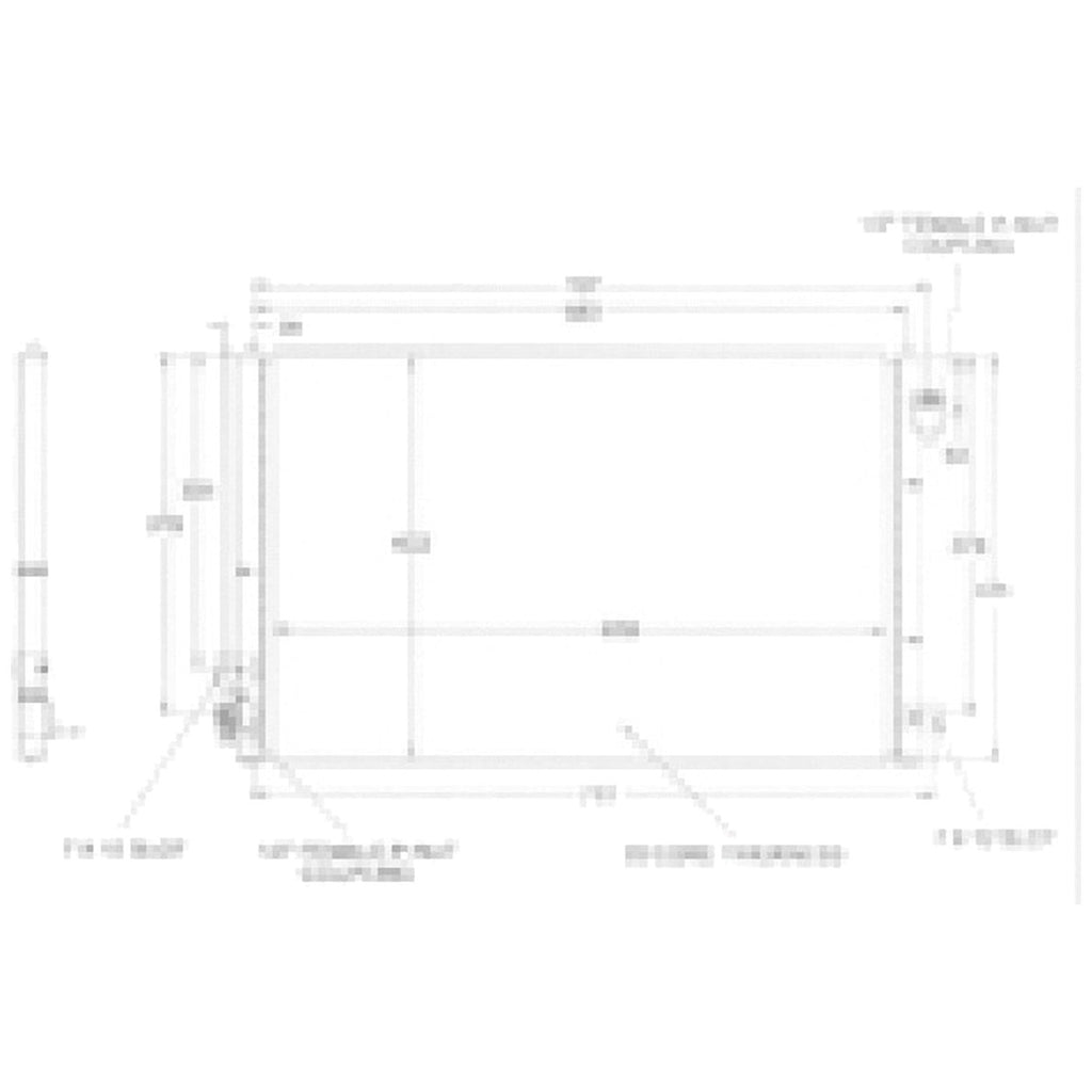 A/C Condenser for Lincoln LS, Ford Thunderbird, Jaguar S-Type (2000–2002)