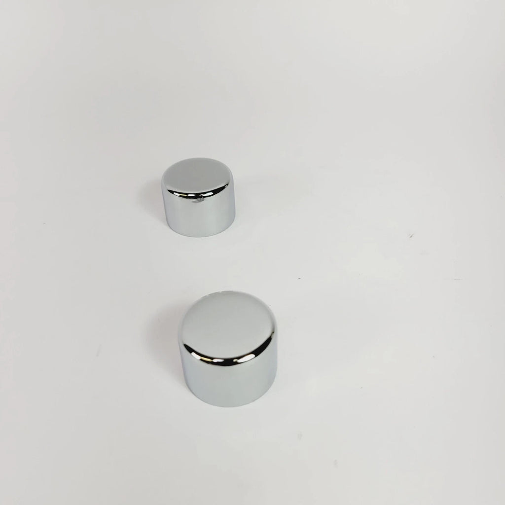 Chrome Short Rear Docking Hardware Cover Kit for Harley Softail & Dyna (2000–2023) 48218-10