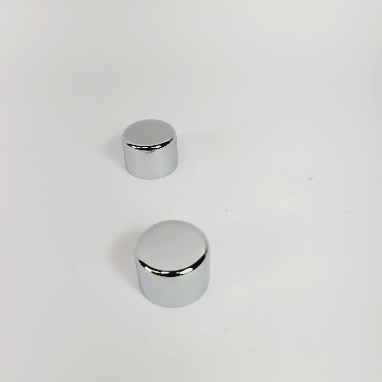 Chrome Short Rear Docking Hardware Cover Kit for Harley Softail & Dyna (2000–2023) 48218-10
