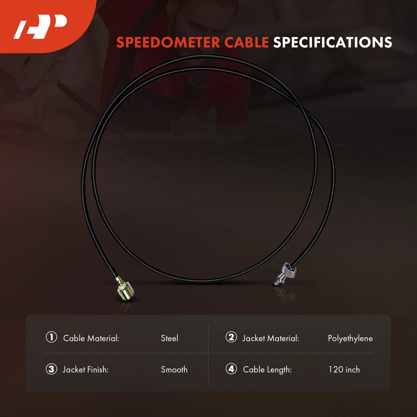 Speedometer Cable for Chevy El Camino Express 1500 2500 (120 in)