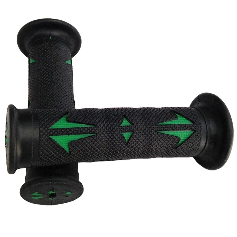 7/8" Green Hand Grips for Aprilia BMW Ducati Triumph (Offroad)