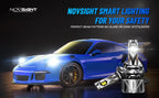 Set of 4 NOVSIGHT 9005 H11 LED Headlight Bulbs 6500K 60000LM