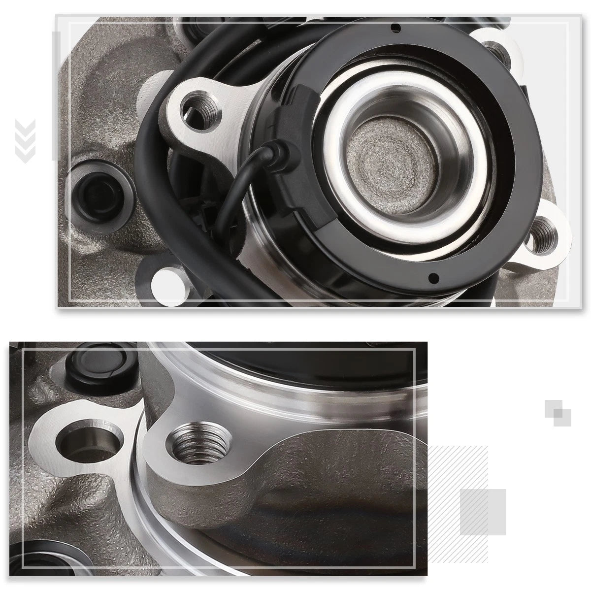 Set of 2 Wheel Hub Bearings for Colorado/Canyon RWD (2004–2012) w/ ABS Sensor