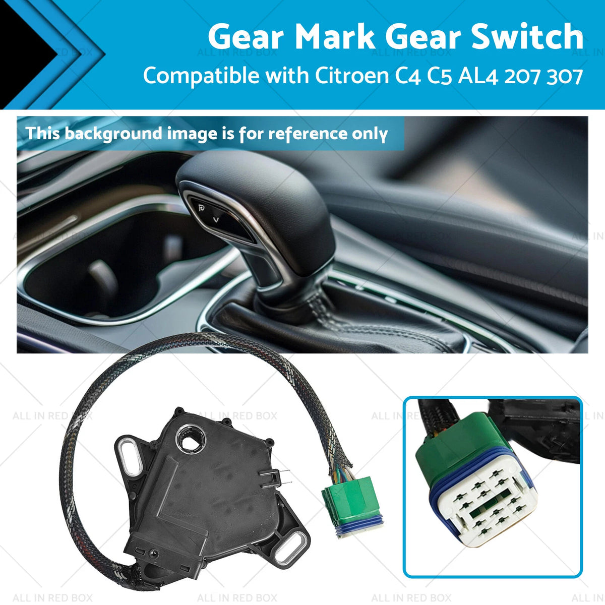 Gear Mark Gear Switch for Citroen C4 C5 207 307 (AL4, 252927, 7700100010)