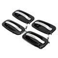 Set of 4 Outer Exterior Door Handles for Chevy Silverado GMC 1999–2006