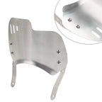 Motor Windshield Windscreen with Bracket for Universal 6"-8" Round Headlight