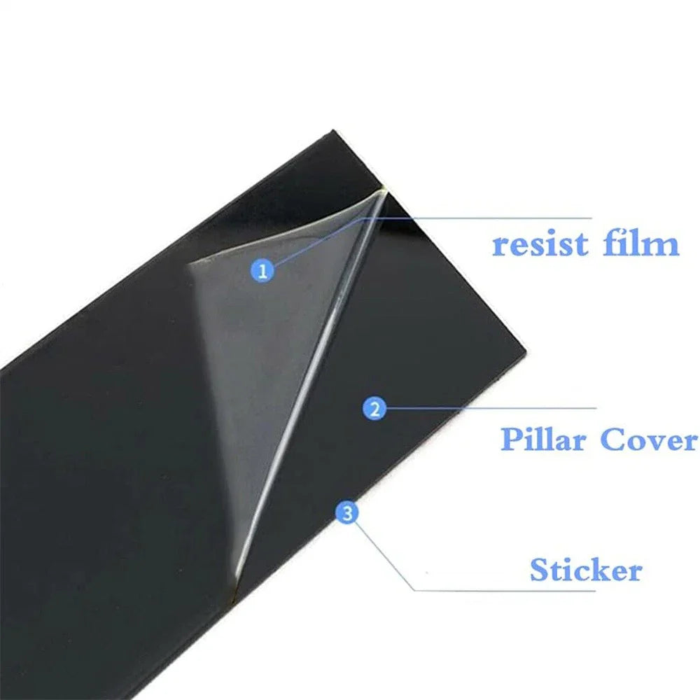 6 x Pillar Post Door Window Trim Covers for Subaru Forester (2019-2023)