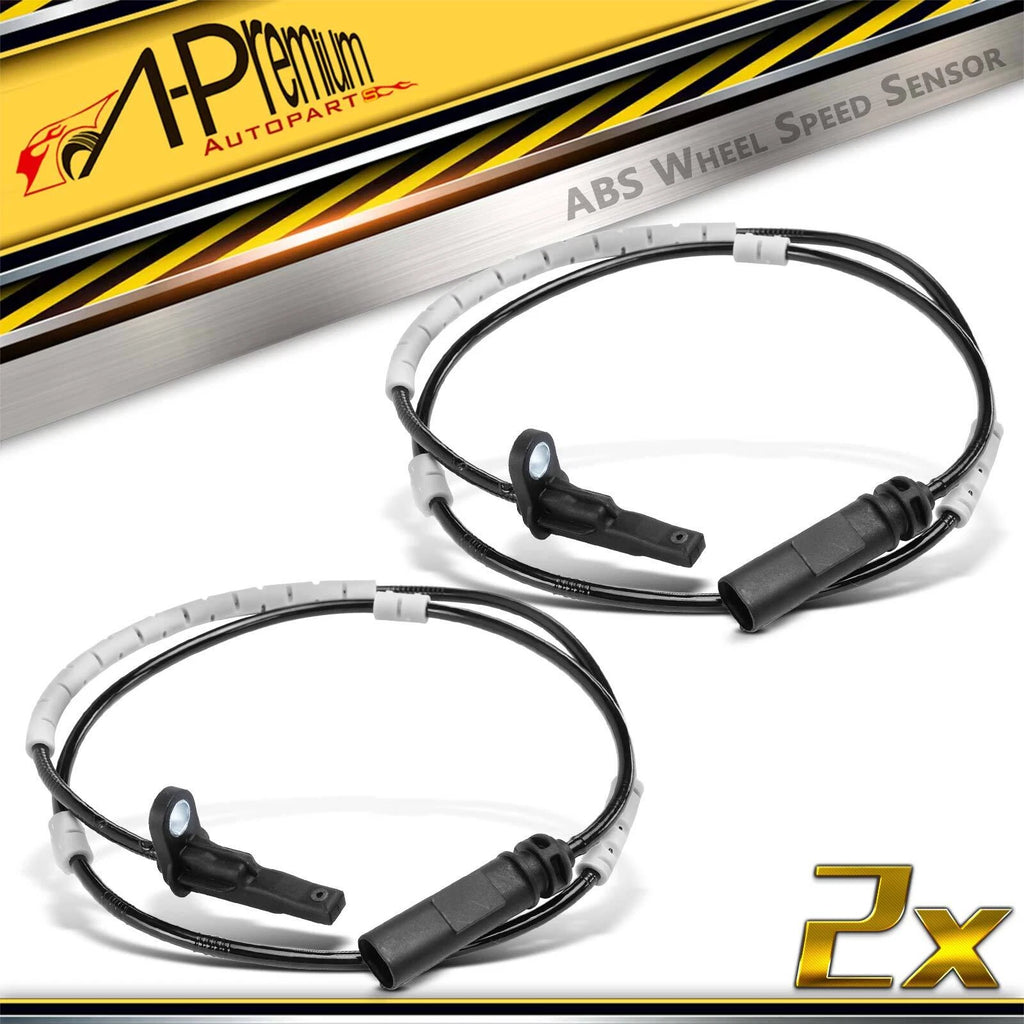 2X Rear ABS Wheel Speed Sensor for BMW 330i xDrive (2017–2019) 335i (2013–2015)