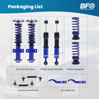 Adjustable Coilover Strut Absorber Kit for Ford Mustang (2005–2014)