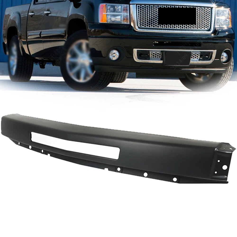 Steel Black Front Bumper Trim for Chevy Silverado 1500 (2007–2013)