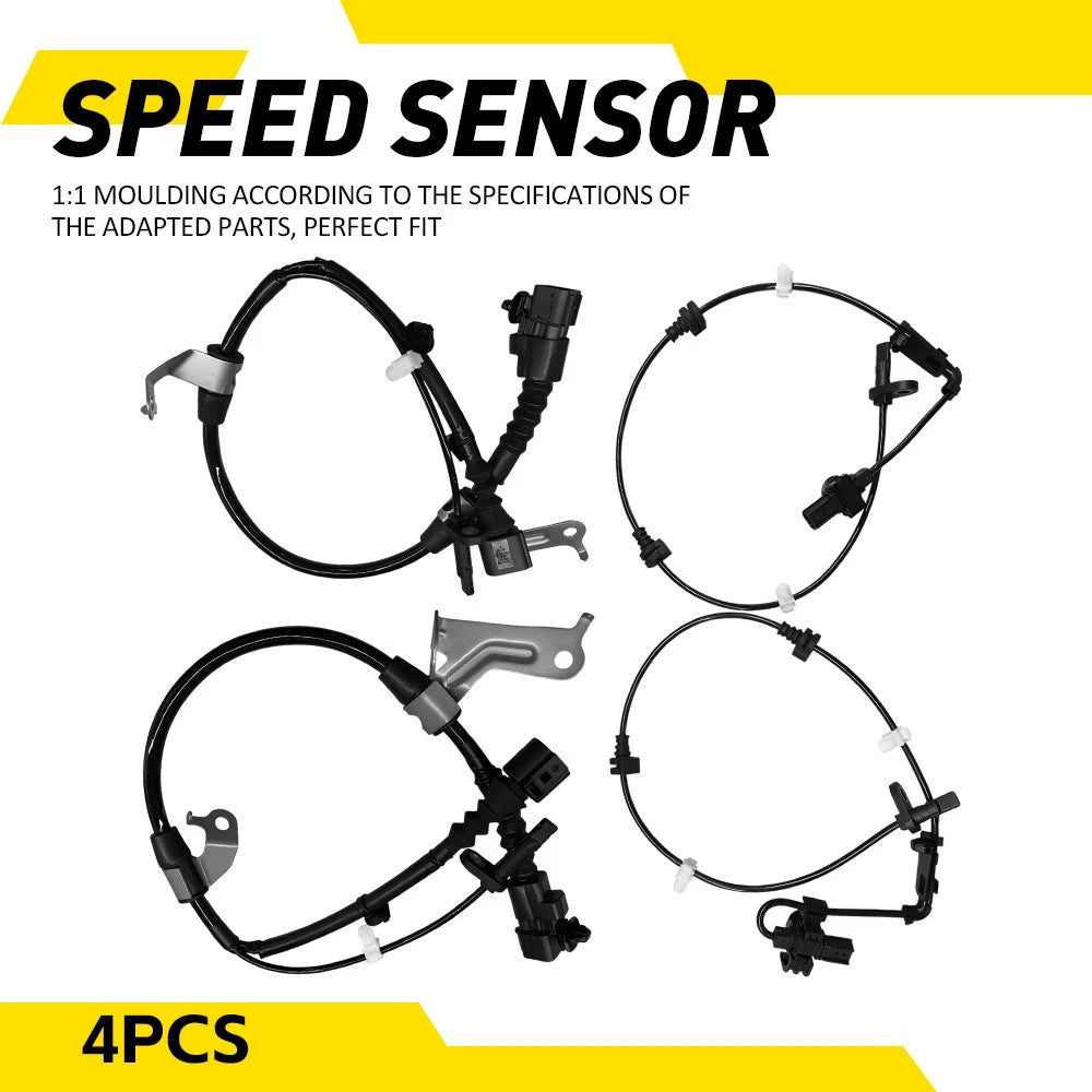 4X ABS Wheel Speed Sensor for Honda Civic (2016–2021) 57455-TBA-A03 EPY
