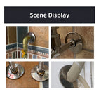 Set of 4 Stainless Steel Decorative Pipe Trim Kit for Bathroom Shower