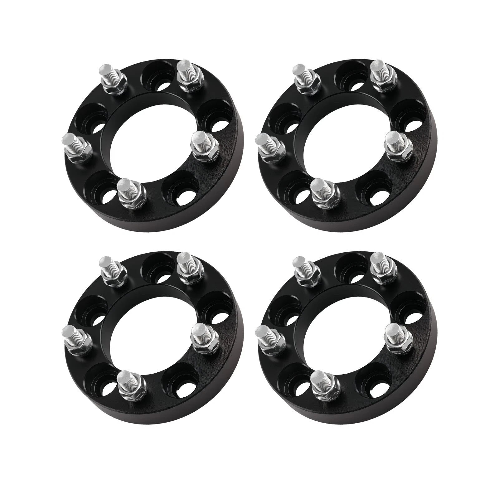Set of 4 Aluminum Spacers 25.4mm for Ford Edge Ranger (1982–2019) 5x4.5
