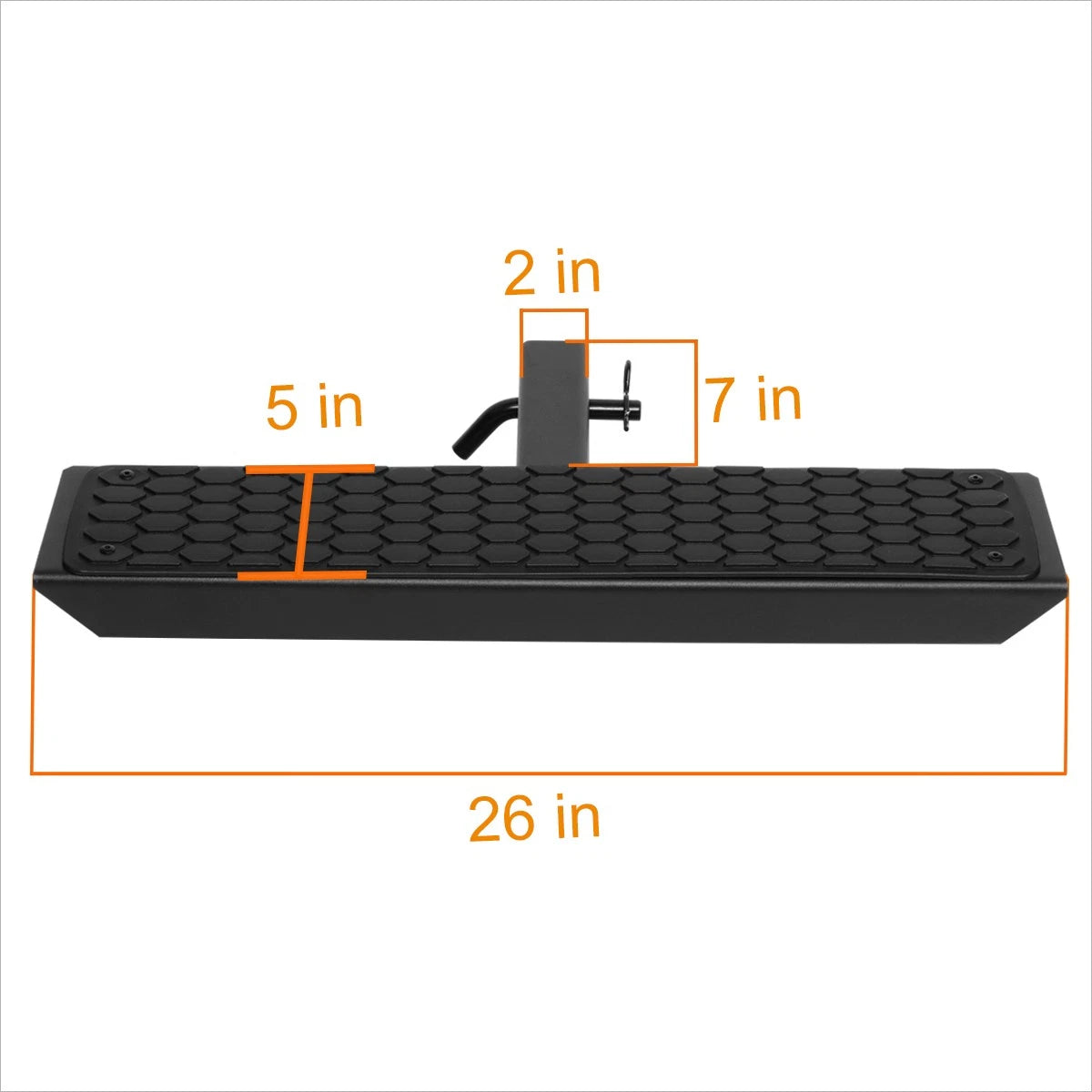 Trailer Towing Hitch Step Bar for Universal Fit (26"W x 5"L)