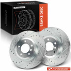 Drilled Brake Rotors for BMW 330i 330Ci (2001–2006)