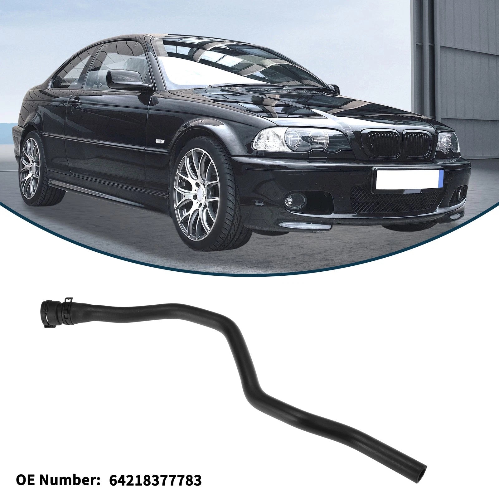 Radiator Hose for BMW 3 Series (E46) (1999–2005) No. 64218377783