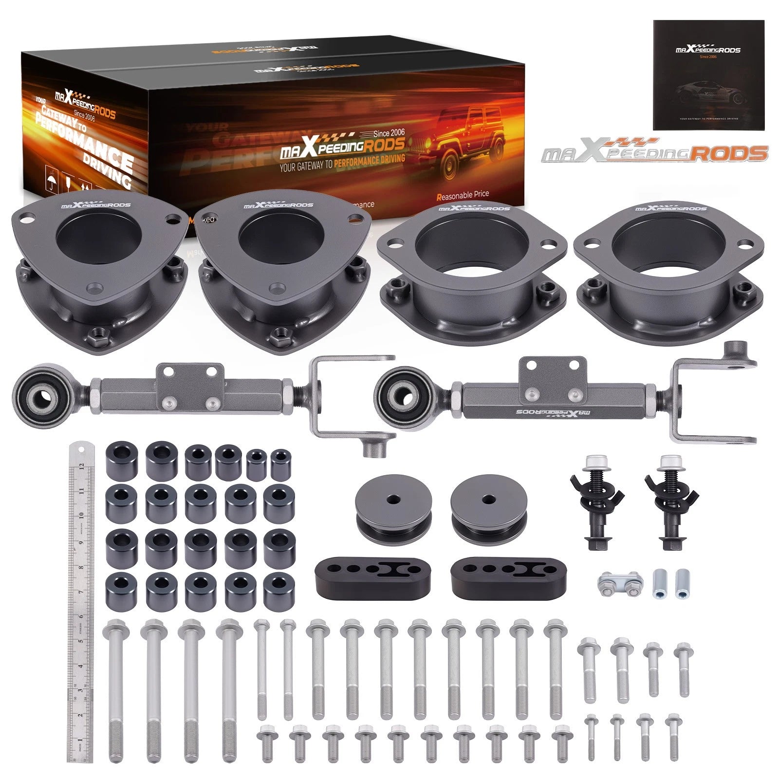 3" Lift Spacer Kit for Honda Element (2003–2011) Adjustable Rear Arms