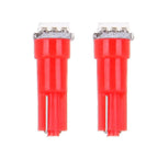 10x Red T5 58 70 74 Wedge 5050SMD LED Bulbs for Instrument Cluster