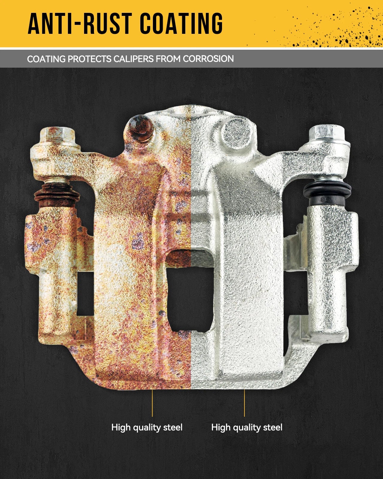 2x Rear Disc Brake Caliper & Bracket for Subaru Forester Impreza (2009–2013)