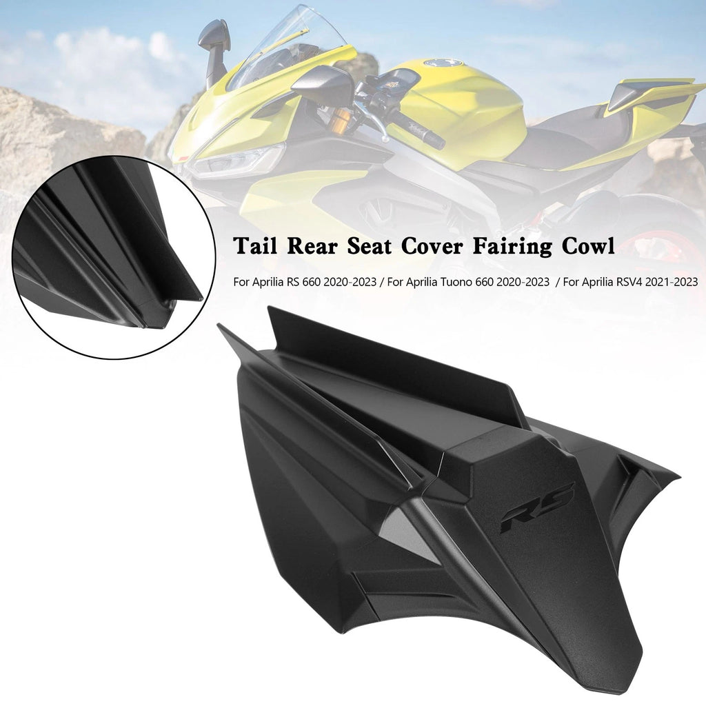 Rear Seat Cover Fairing Cowl for Aprilia RS660 Tuono660 (2020–2025) Black