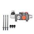 Hydraulic Monoblock Double Acting Control Valve 3 Spool for