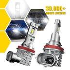 2X H11 LED Headlight Kit for AUXITO (6500K, 40000LM)