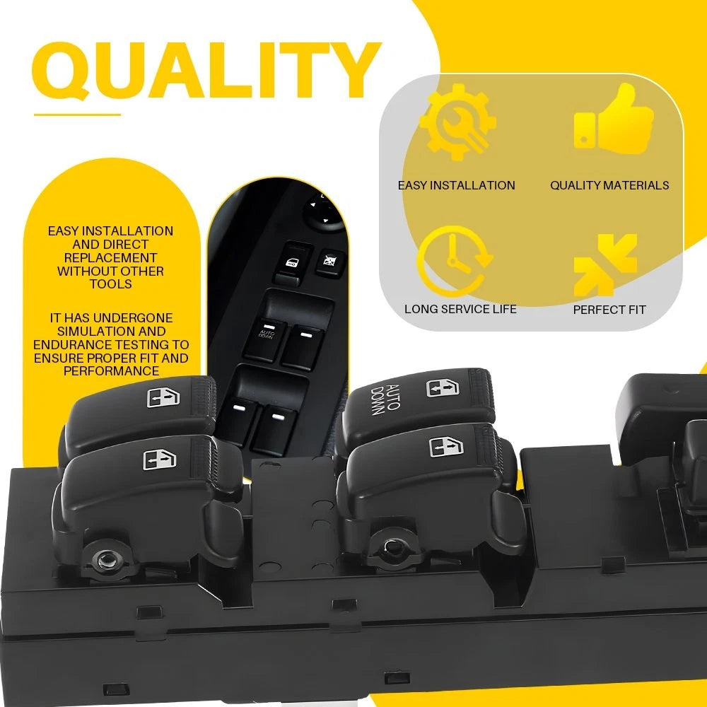 Power Window Switch Master Left for Kia Sportage (2005–2009) 93570-EF000