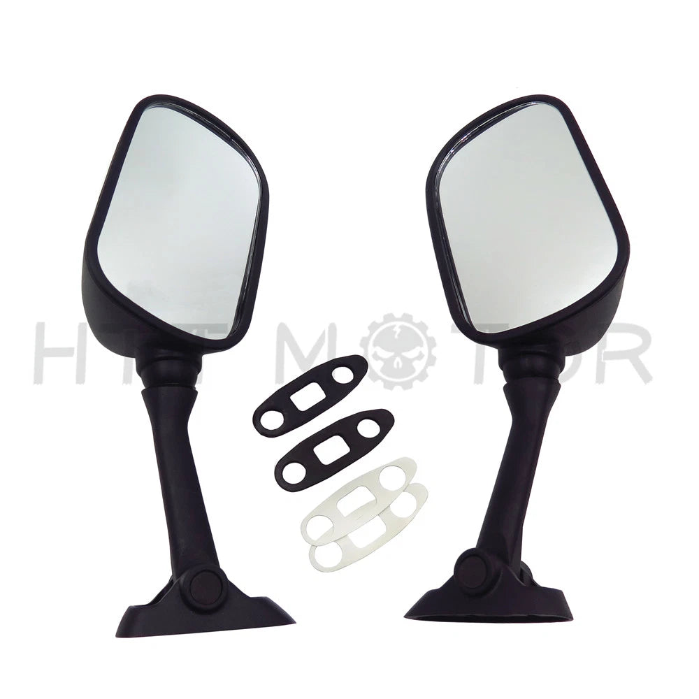 Black Racing Mirrors for Suzuki GSXR1000 (2001–2002) / GSXR600 GSXR750 (2001–2003)