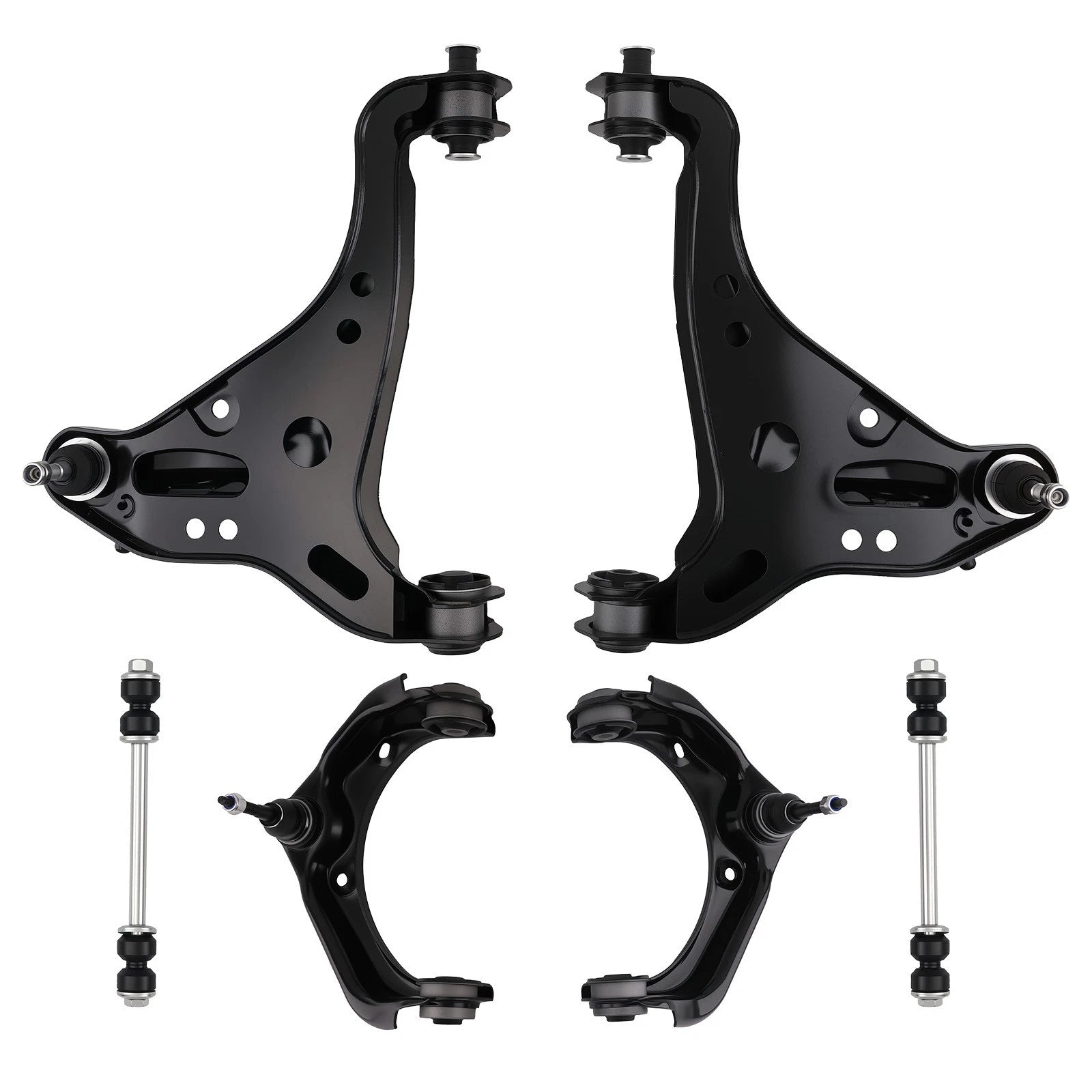 6x Front Upper Lower Control Arms Suspension Kit for Ford Explorer (2002–2010)