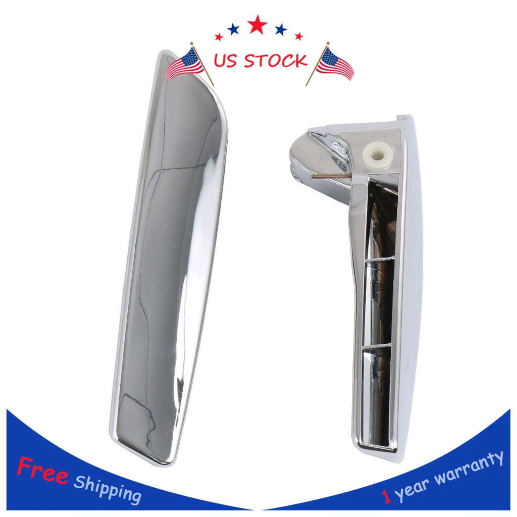 Pair Chrome Inside Door Handle Repair Kit for Chevy Silverado GMC Sierra (2007–2014)