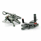 Rearset Foot Pegs for BMW S1000RR (2010–2014) Gray EJ